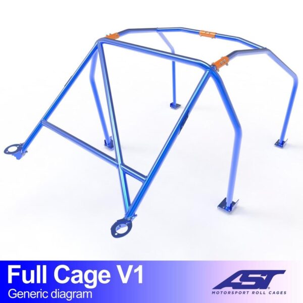 arceau de securite citroEn ax phase 12 3 doors hatchback full cage v1 1