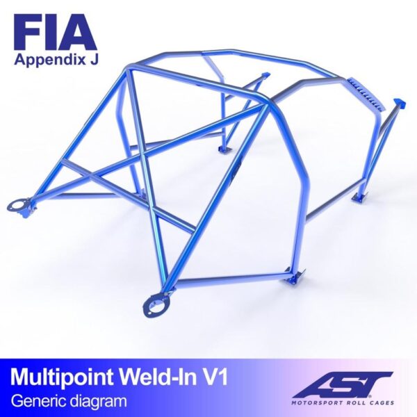 arceau de securite citroEn zx 3 doors hatchback multipoint weld in v1 2