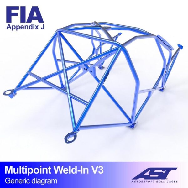 arceau de securite citroEn zx 3 doors hatchback multipoint weld in v3 2