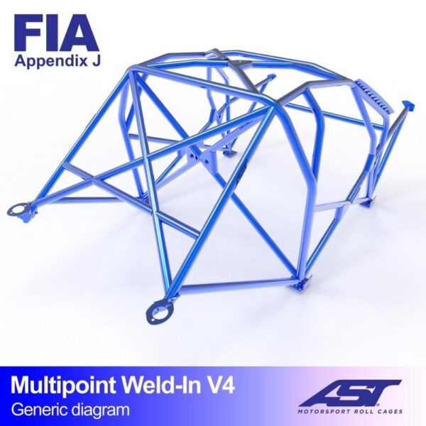 arceau de securite citroEn zx 3 doors hatchback multipoint weld in v4 2