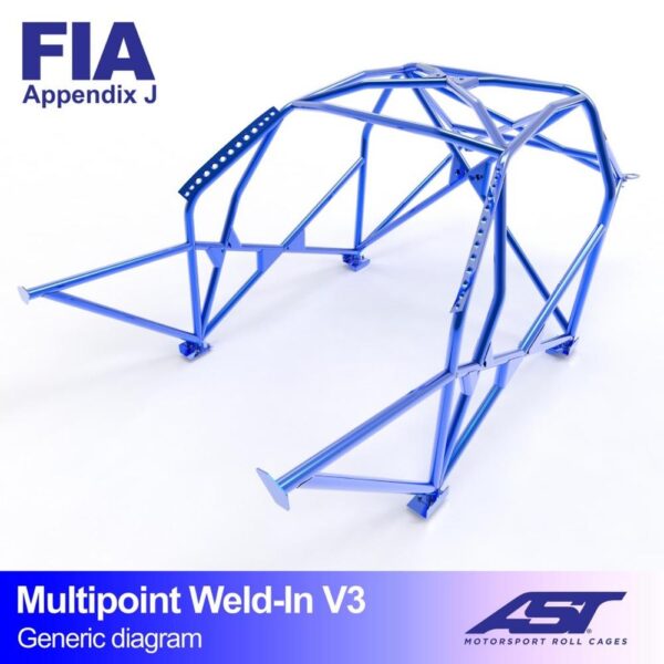 arco de seguridad alfa romeo 75 4 door sedan multipoint weld in v3 1