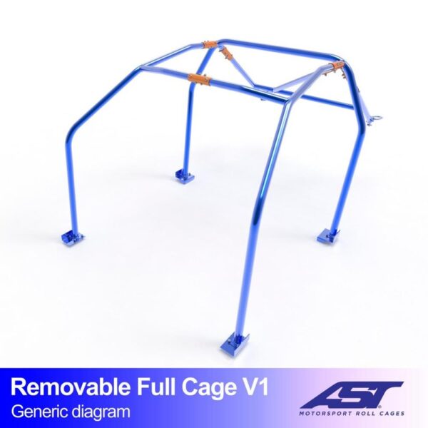 arco de seguridad alfa romeo 75 4 door sedan removable full cage v1 2