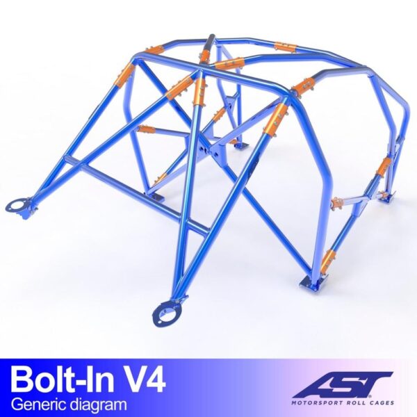 arco de seguridad audi a1 8x 3 door hatchback quattro bolt in v4 2