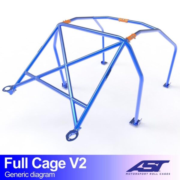 arco de seguridad audi a1 8x 3 doors hatchback fwd full cage v2 1