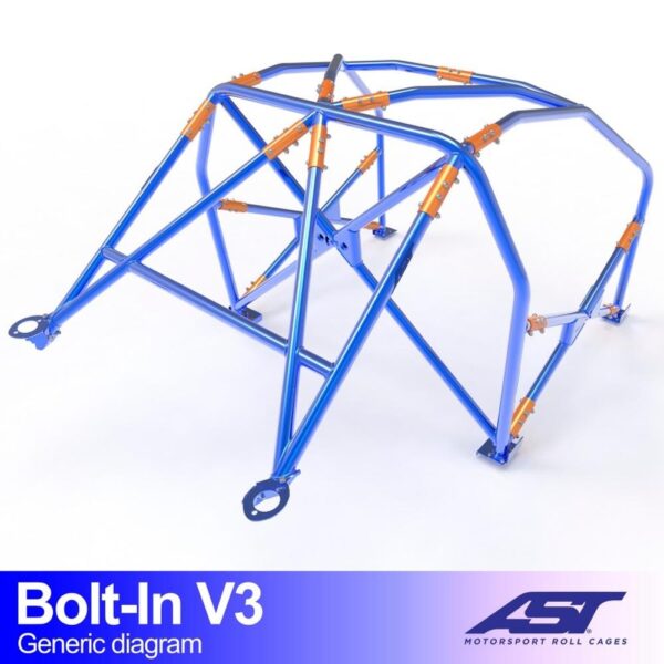 arco de seguridad audi a3 s3 8l 3 doors hatchback fwd bolt in v3 2