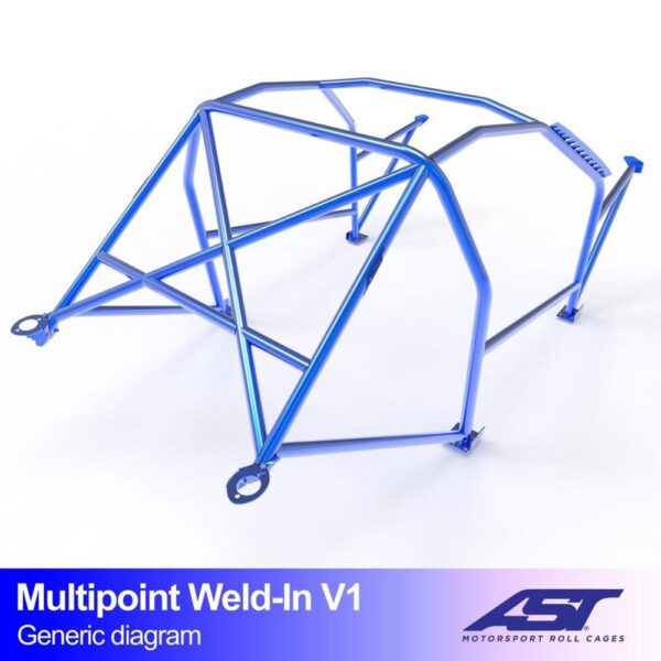 arco de seguridad audi a3 s3 8l 3 doors hatchback fwd multipoint weld in v1 2