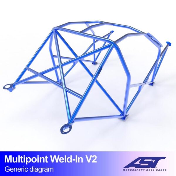 arco de seguridad audi a3 s3 8l 3 doors hatchback fwd multipoint weld in v2 2