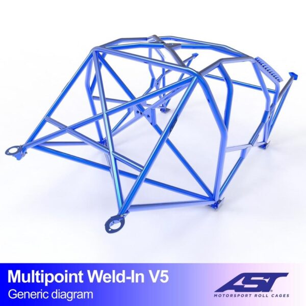 arco de seguridad audi a3 s3 8l 3 doors hatchback fwd multipoint weld in v5 2