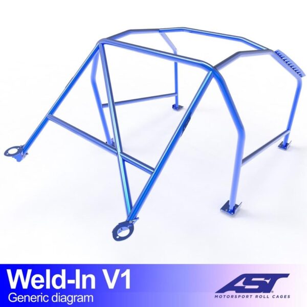 arco de seguridad audi a3 s3 8l 3 doors hatchback fwd weld in v1 2