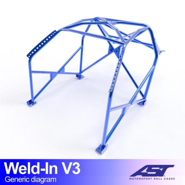 arco de seguridad audi tt 8n 3 doors hatchback fwd weld in v3 1