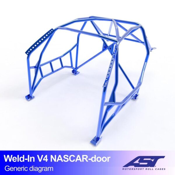 arco de seguridad bmw e46 3 series 4 doors sedan rwd weld in v4 nascar door para drift 1