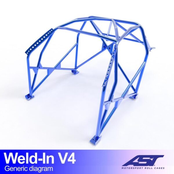 arco de seguridad bmw f82 4 series 2 door coupe rwd weld in v4 1