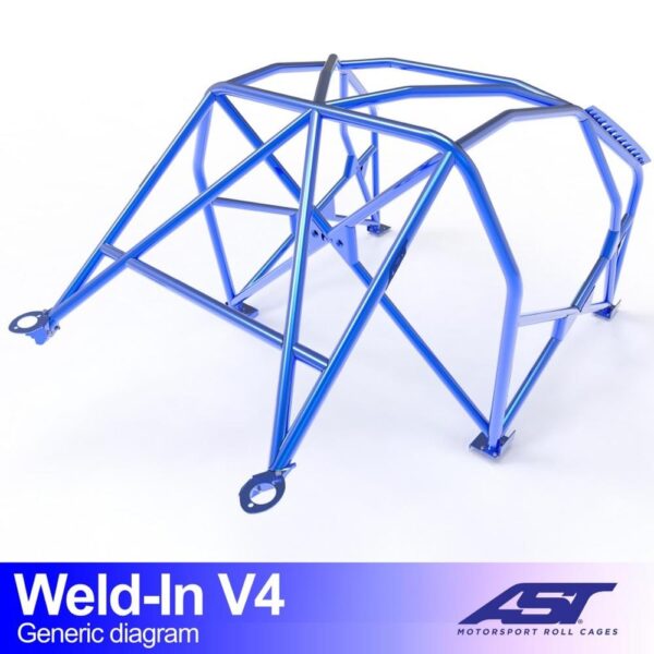 arco de seguridad bmw f82 4 series 2 door coupe rwd weld in v4 2