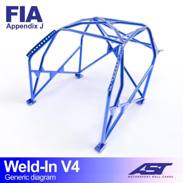 arco de seguridad honda prelude 3gen 2 door coupe weld in v4 1