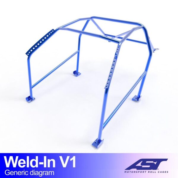 arco de seguridad honda prelude 5gen 2 door coupe weld in v1 1