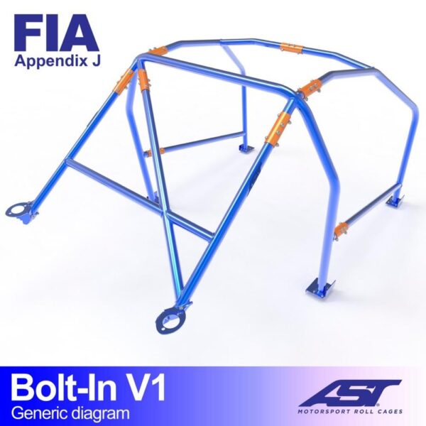 arco de seguridad lancia fulvia 818 2 doors coupe bolt in v1 2