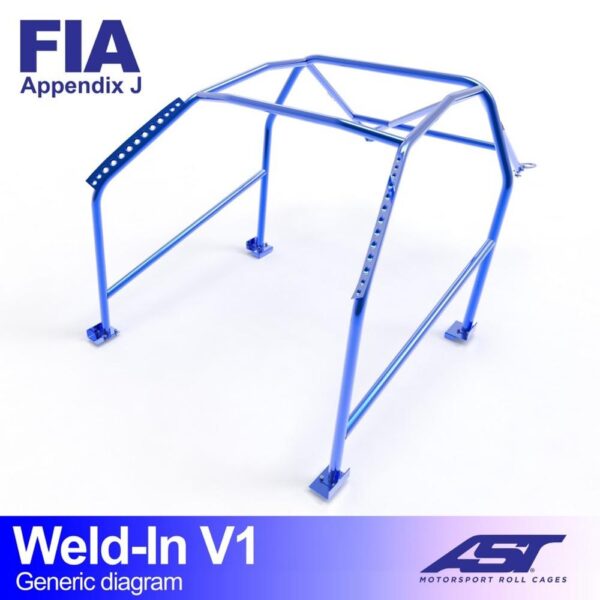 arco de seguridad lancia fulvia 818 2 doors coupe weld in v1 1