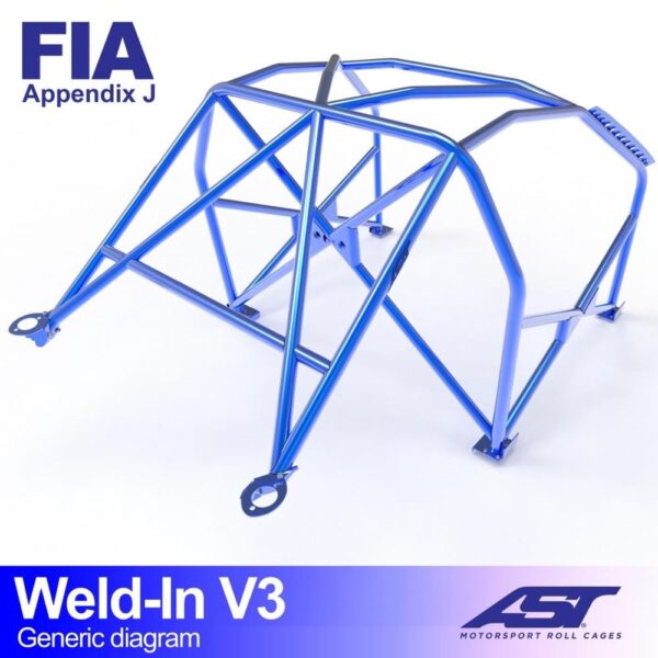 arco de seguridad lancia fulvia 818 2 doors coupe weld in v3 2