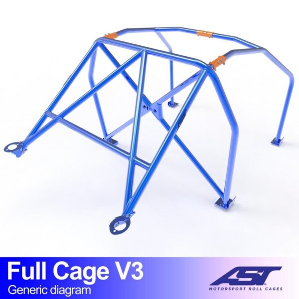 arco de seguridad mazda mx 3 ec 3 doors coupe full cage v3 1