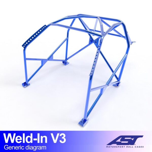 arco de seguridad nissan skyline r34 2 door coupe weld in v3 1