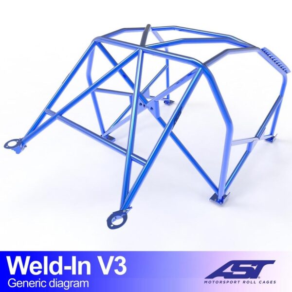 arco de seguridad nissan skyline r34 2 door coupe weld in v3 2