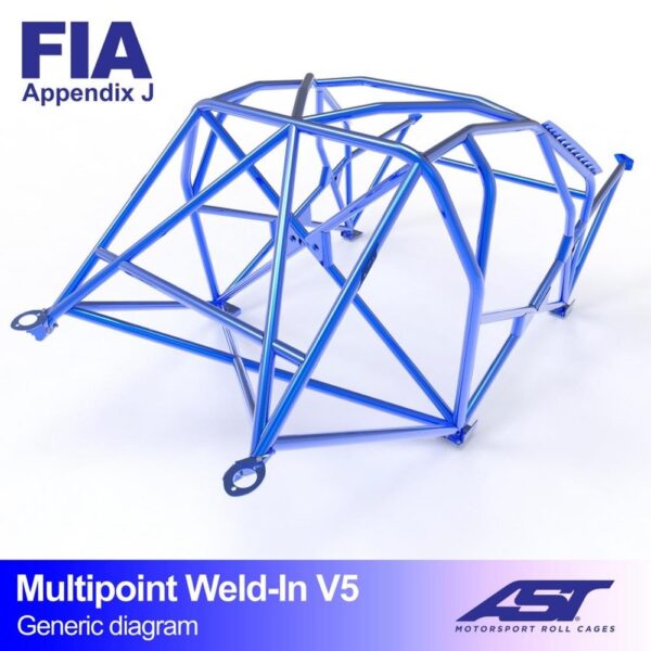 arco de seguridad opel calibra 3 doors coupe fwd multipoint weld in v5 2