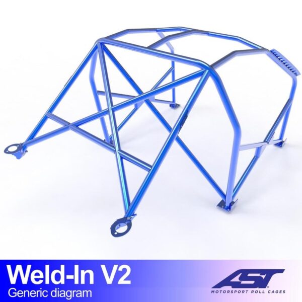 arco de seguridad opel kadett c 2 door limousine weld in v2 2