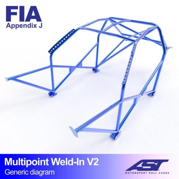 arco de seguridad opel vectra a 4 doors sedan fwd multipoint weld in v2 1