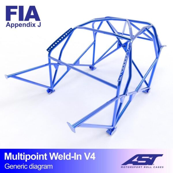 arco de seguridad porsche 996 2 doors coupe rwd multipoint weld in v4 1