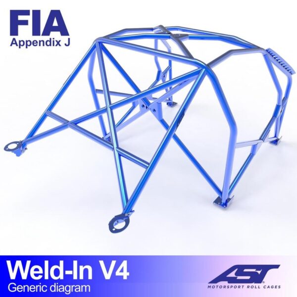 arco de seguridad renault megane phase 1 3 doors coupe weld in v4 2