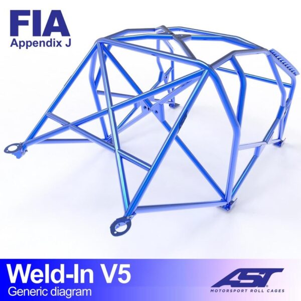 arco de seguridad renault megane phase 1 3 doors coupe weld in v5 2