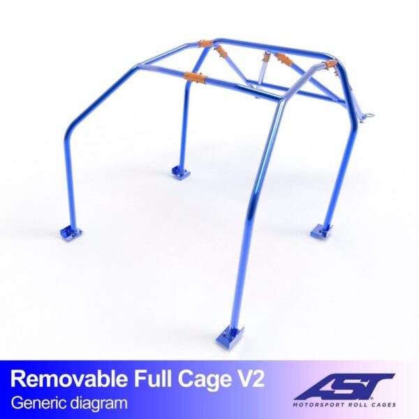 arco de seguridad subaru brz zc6 2 doors coupe removable full cage v2 2