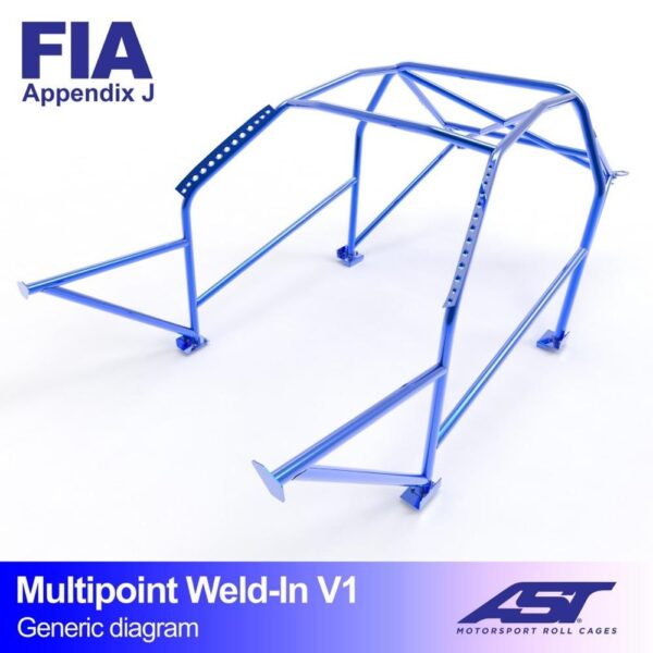 arco de seguridad subaru impreza gf8 5 door wagon 4wd multipoint weld in v1 1