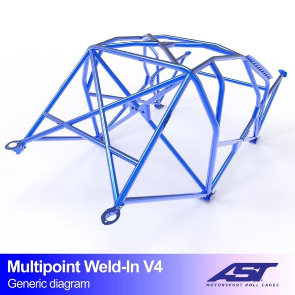 arco de seguridad volkswagen jetta mk2 2 door coupe multipoint weld in v4 2