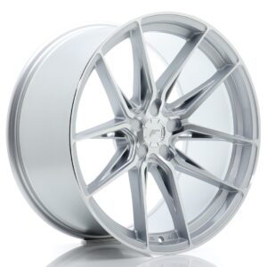 JR Wheels JR44 20x10 ET15 5H BLANK Silver w/ Machined Face