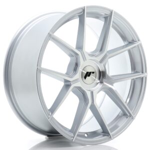 JR Wheels JR30 18x8 ET20 BLANK Silver Machined Face
